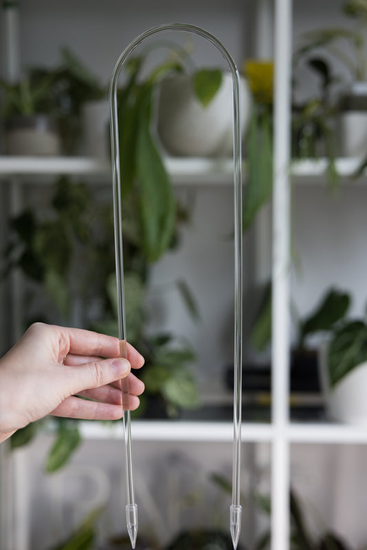 Acrylic transparent U-shaped trellis size medium